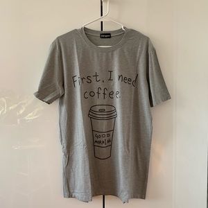 First, I need coffee. Tee